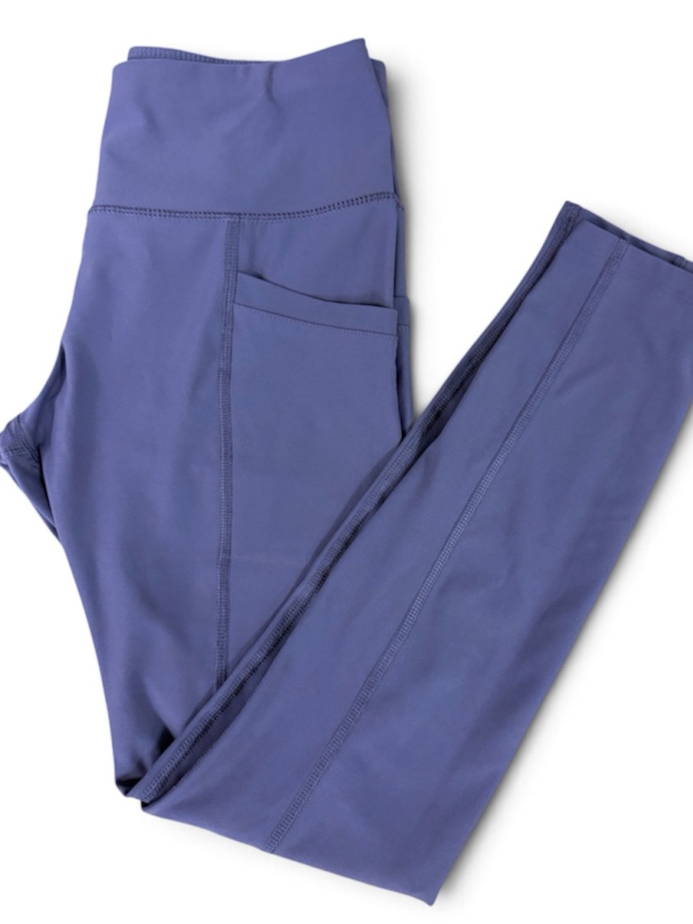 APANA WOMENS MUTED PURPLE ANKLE LEGGINGS MEDIUM ACTIVEWEAR YOGA GYM RUNNING